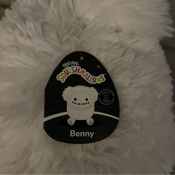 NWT Squishmallows 16” Benny the Bigfoot White Snowman Select Series Rare - Picture 3 of 6